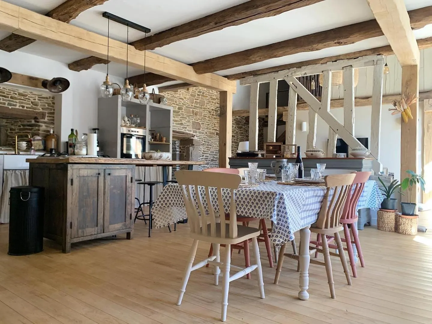 Bed and Breakfast Agritourisme Abaé à Sougéal Couette-café